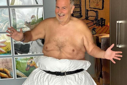 Más de 43.000 me gusta recibió la foto del presentador en su Instagram.