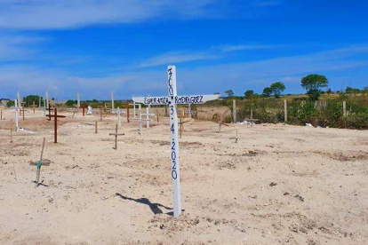 En el cementerio para los casos de Covid-19 ya han sido sepultados 132 personas.