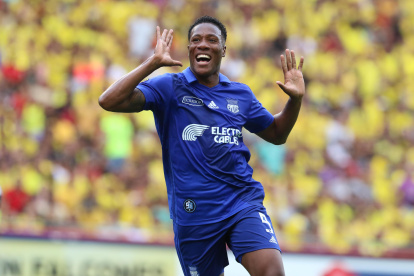 Daniel Angulo terminó la temporada 2019 siendo figura en Emelec.