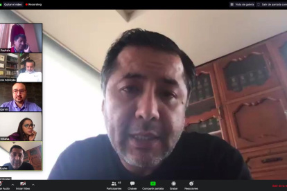 El gerente del IESS, David Ruales compareció hoy a la Comisión de Régimen Económico