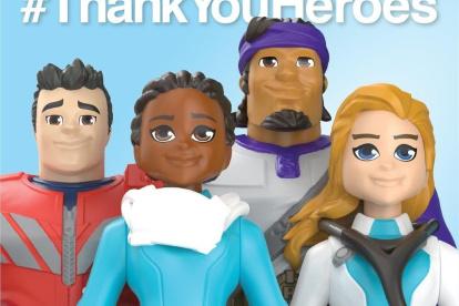 Ahora los niños podrán jugar con estos verdaderos héroes, una colección especial.