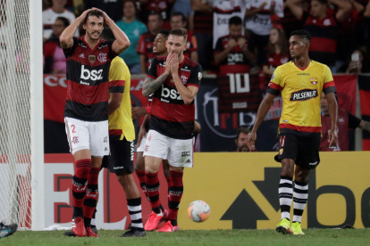 Flamengo recibió a Barcelona por la Copa Libertadores el pasado 11 de marzo y lo derrotó por 3-0