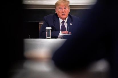 Donald Trump, durante una presentación pública. Sus opciones para una reelección se han reducido, aseguran.