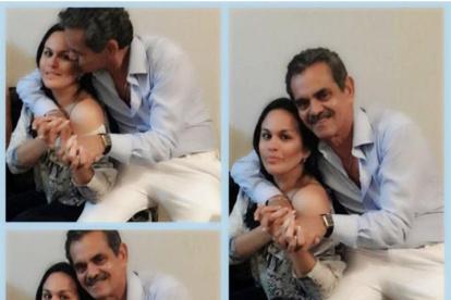 Pamela junto a su padre, Luis Enrique Palacios