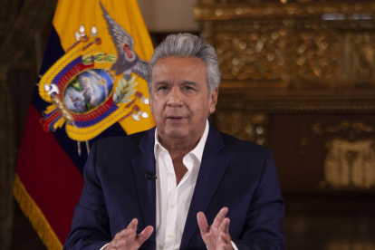 Durante la entrevista, el presidente Moreno advirtió que Ecuador fue de los primeros países en la región en declarar la emergencia sanitaria.