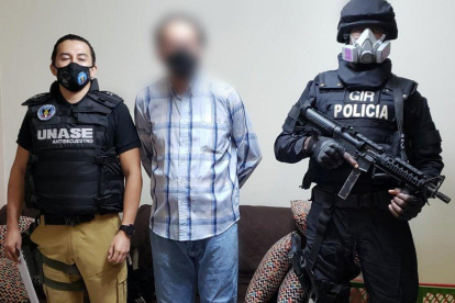 Sospechas. Uno de los detenidos por posibles irregularidades en la Empresa del Agua Potable de Quito.