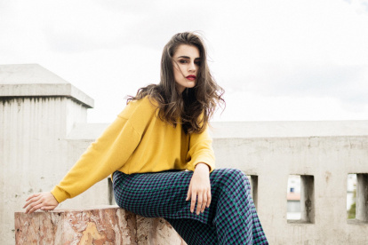 Fue reina de Cuenca hace cuatro años. Explica que ingresó al concurso para hacer escuchar su voz.