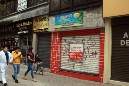 Cierres. En el centro-norte de Quito, locales comerciales de entretenimiento y vinculados al turismo han cerrado sus puertas tras no soportar el confinamiento de semanas anteriores.