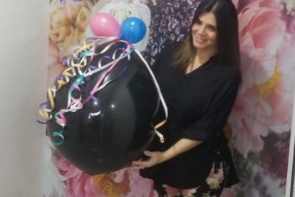 Sofía espera con ansias al nuevo miembro de su familia.