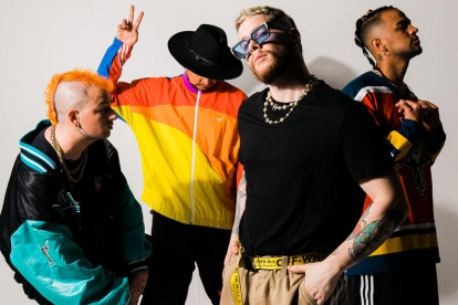 El grupo colombiano Piso 21 presentó algunos estrenos musicales esta semana.