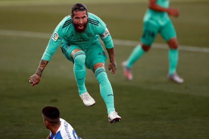 Sergio Ramos volvió a castigar las redes en la Liga española.