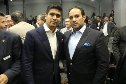 Jaime Estrada (i) y Francisco Egas volverán a estar frente a frente, aunque sea en una reunión virtual.