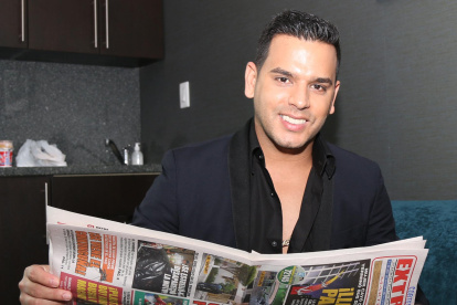 Hotel Holiday Inn en la Rueda de prensa del cantante de Puerto Rico Tito el Bambino y Entrevista en exclusiva para Diario Extra