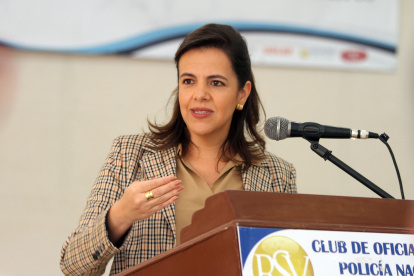 La ministra de Gobierno conversó con EXPRESO sobre los chats develados.