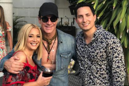 Con Fernando Carrillo y Eduardo Andrade.