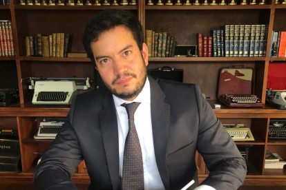 Juan Pablo Merino es el abogado de Jorge Chérrez Miño