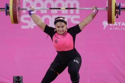 Neisi Dajomes es una de las esperanzas olímpicas que maneja Ecuador.