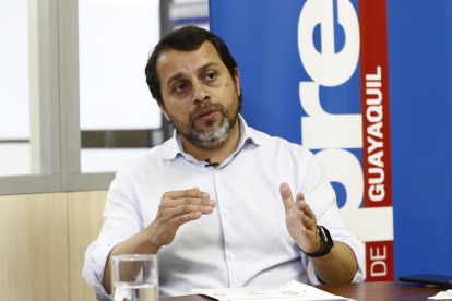 Paúl Granda, expresidente del Directorio del IESS, en una pasada entrevista con EXPRESO.