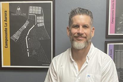 Fernando Flores, presidente del cementerio Parque de la Paz.