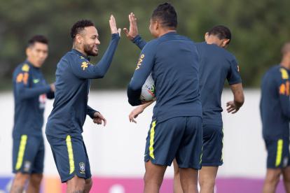 Neymar fue una de las figuras de Brasil en el último duelo contra Bolivia.