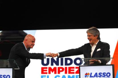 El binomio Lasso- Borrero cumple este 14 de octubre actividades en Quito. Se reúne con representantes de sectores sociales.