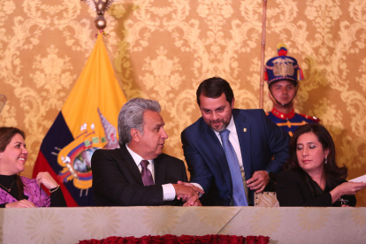 Cambio. En mayo de 2018 Lenín Moreno decidió pasar a Granda de Obras Públicas a la Secretaría de la Política.