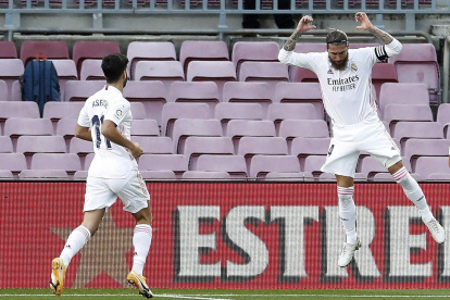 El retorno de Sergio Ramos fue clave para la victoria del Real Madrid. Lideró la zaga y marcó el segundo tanto de los merengues.