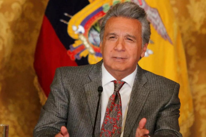 Moreno aseguró ante sus interlocutores que su Gobierno conjuró el caos al adoptar "decisiones duras pero necesarias".