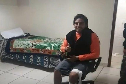 Daniel Salcedo a su llegada a la cárcel de El Inca, el pasado 28 de julio.