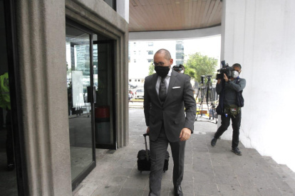 Abogados. Jorge Luis Ortega defiende a Jorge Jalil. La mañana de este lunes acudió a la Corte.