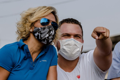 "No es momento de bajar la guardia, tenemos que seguir cuidándonos ", remarcó Viteri.