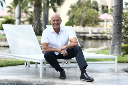 César hizo gala de su optimismo y buen humor a lo largo de la entrevista.