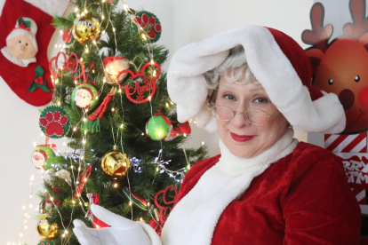 Prisca Bustamante la Mamá Noela de los centros comerciales.