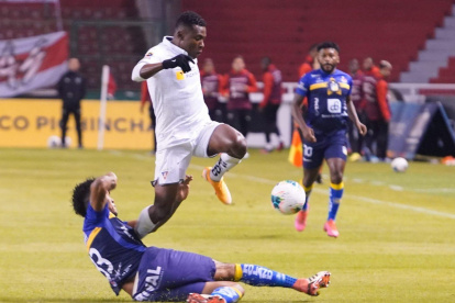 Marcos Caicedo no mostró un buen nivel en Liga de Quito.