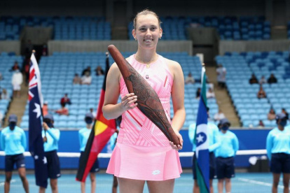 La tenista consiguió su primer título del 2021.