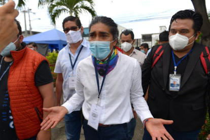 Yaku Pérez, candidato a la presidencia por el partido Pachakutik.