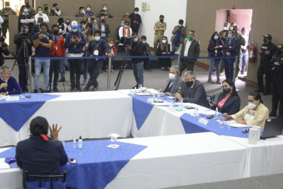 El pedido de recuento de votos se formalizó un días después del encuentro entre Yaku Pérez y Guillermo Lasso en el CNE