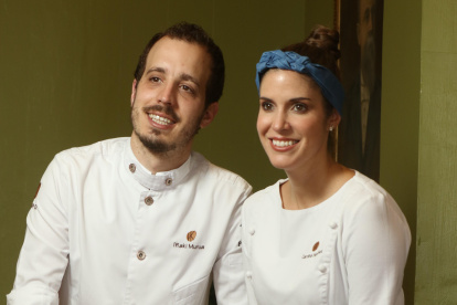 Carolina y Iñaki se conocieron cuando estudiaban una maestría en España.