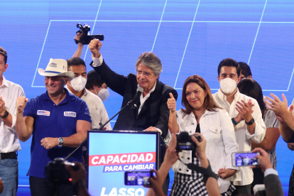 Guillermo Lasso obtuvo 1"830.045 de votos en las elecciones generales 2021.
