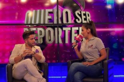 Jorge durante la entrevista en el reality.