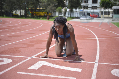 espedida. Marisol Landázuri, pese a ya no estar con la Tri, sigue entrenando en la pista Los Chasquis.