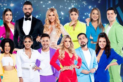 Pancho con sus compañeros en el reality de TC.