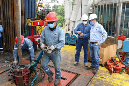 El gerente de Petroecuador, Gonzalo Maldonado, recorrió el bloque43-ITT en estos días.