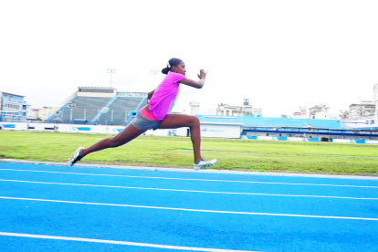 Favorita. Kiara Rodríguez irá por la  prueba de 100 metros planos y salto largo en el Grand Prix en Túnez.