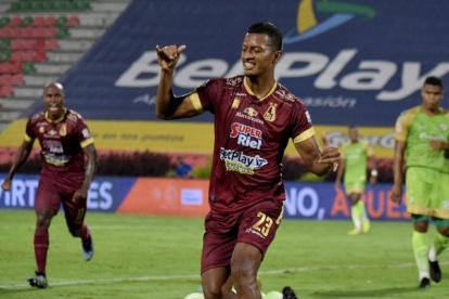 El defensa ecuatoriano John Narváez marcó en el triunfo de Deportes Tolima