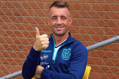 Damián Díaz, volante nacionalizado ecuatoriano, estuvo en el último microciclo de Gustavo Alfaro.
