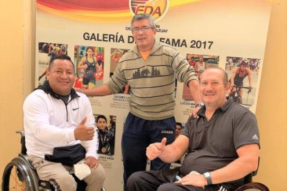 Selectivo. Francisco Beltrán (i), Efraín Cabrera y Esteban Ortíz participaron en el torneo.