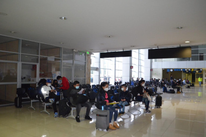 En los aeropuertos del país, las actividades siguen recobrando la normalidad y se observa cada vez más movimiento.