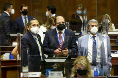 Pleno. Los asambleístas del PSC esperan poder presentar la moción para la investigación la semana entrante.