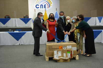 Aviso. Los cooperantes internacionales anunciaron ayer que continuarán ayudando a fortalecer al CNE.